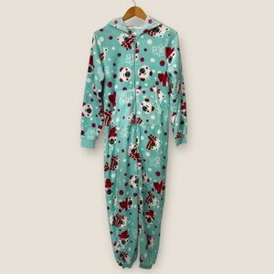 Mikk Lounge Women’s Soft Fuzzy Christmas Onesie